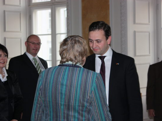 RK esimees Ene Ergma ja RK kultuurikomisjoni esimees Urmas Klaas kohtusid Saksi liidumaa parlamendi delegatsiooniga
